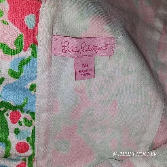 Lilly Pulitzer Flamingo pink Southern Charm Dress - Picture 6 of 8